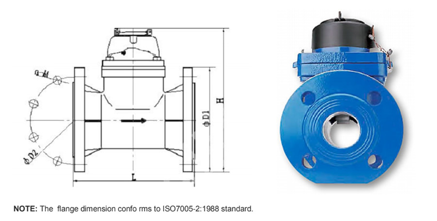 Cấu tao của đồng hồ nước Flowtech Malaysia