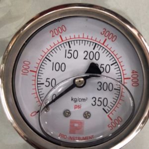 Đồng hồ áp suất giá rẻ 0-350kg/cm2, mặt 63mm,
