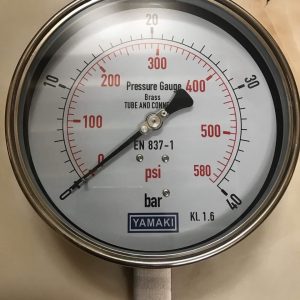 Đồng hồ áp suất Yamaki inox toàn bộ