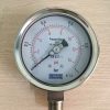 Đồng hồ áp suất Yamaki mặt 100mm, 0-1bar. vỏ inox chân inox 316
