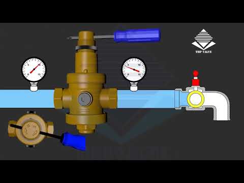 Ứng dụng van giảm áp đồng ren trung quốc DN15 - DN80.