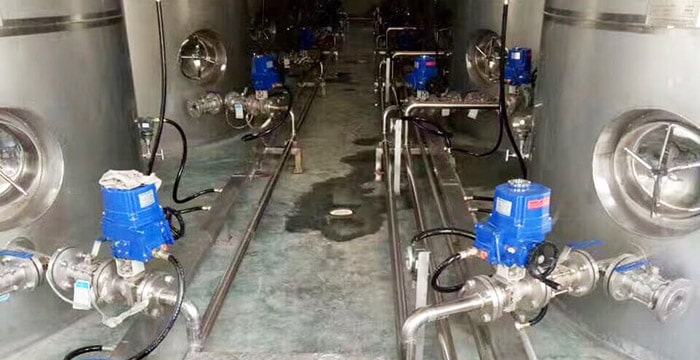 Ứng dụng mặt bích thép DN25.