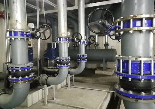 Ứng dụng mặt bích DN350 trong thực tế.