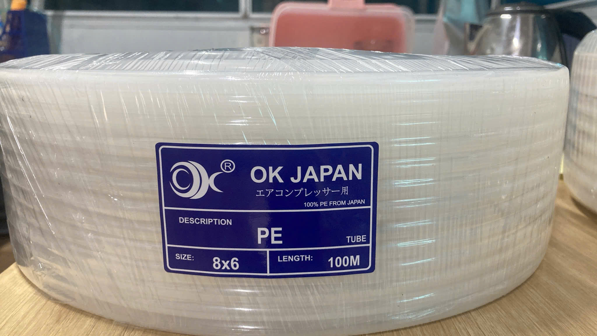 Ống PE phi 8x6