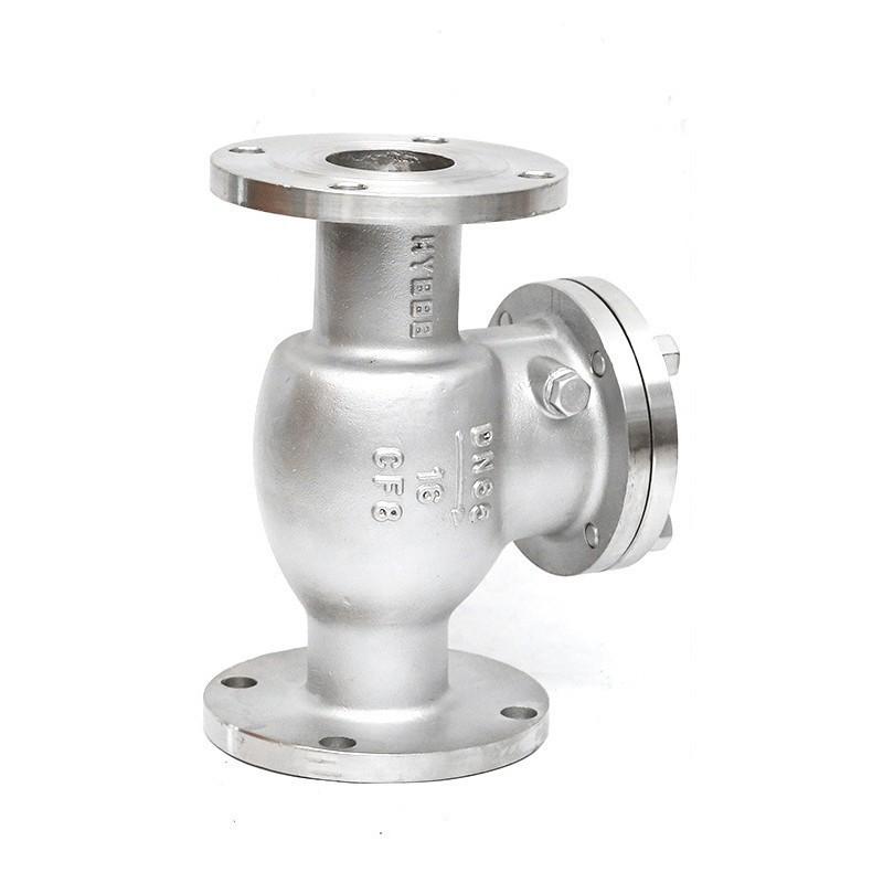 Van 1 chiều lá lật mặt bích inox H44W-16P