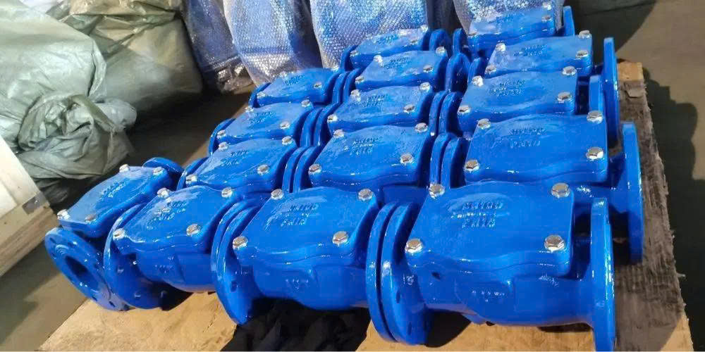 Tổng kho van 1 chiều lá lật gang mặt bích TQ tại Hà Nội