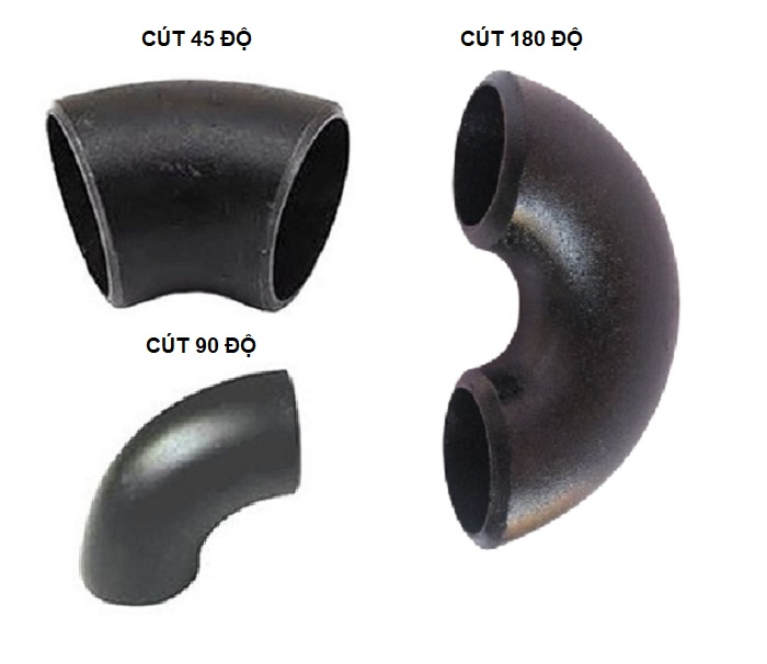 Cút thép hàn SCH20 - SCH40 45 độ, 90 độ, 180 độ Cút thép hàn SCH20 - SCH40 45 độ, 90 độ, 180 độ