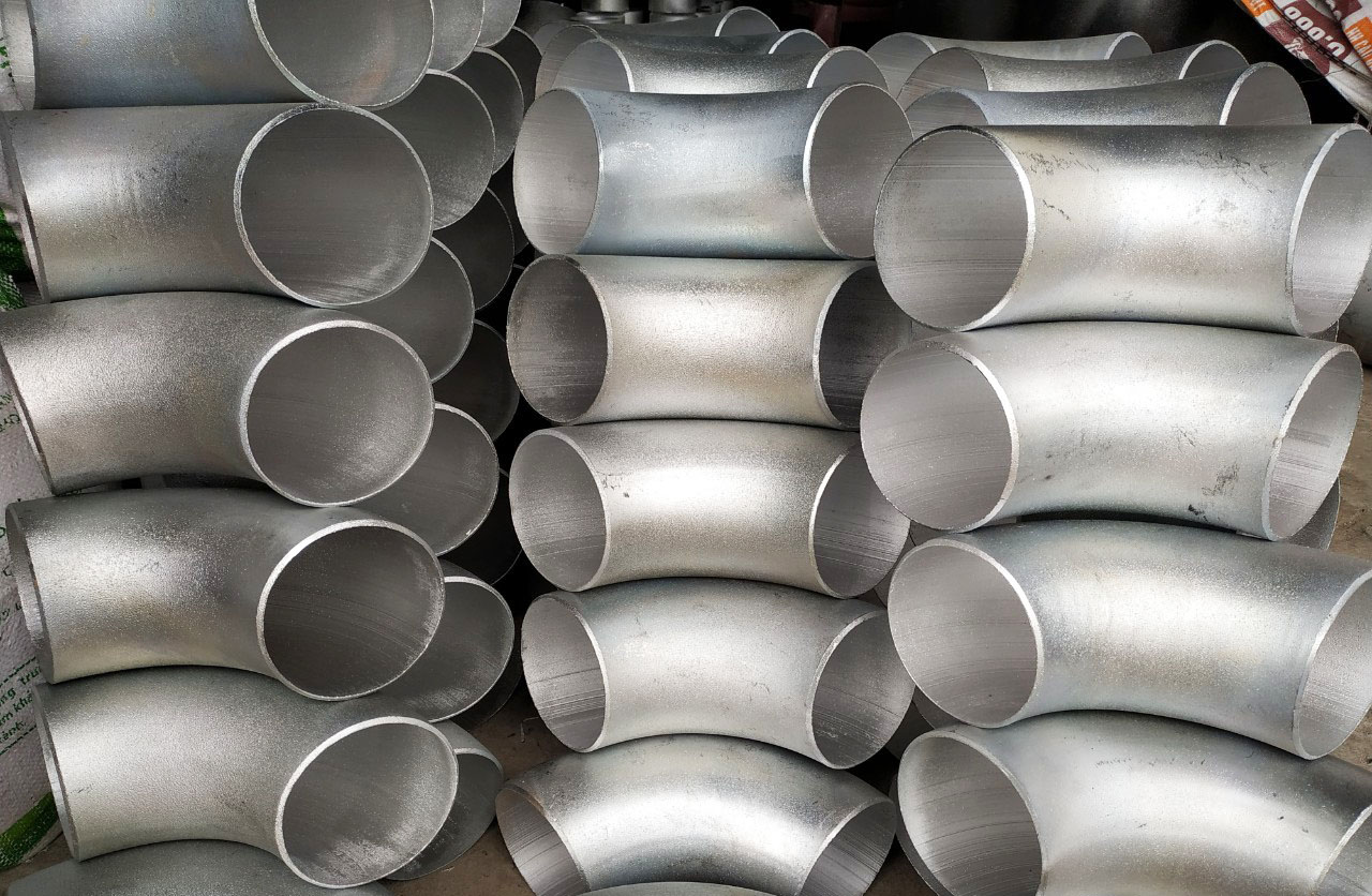 Cút thép hàn mạ kẽm DN200 - SCH40- SCH20