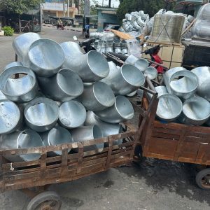 Cút hàn đen - cút hàn mạ kẽm DN400 SCH20 - SCH40