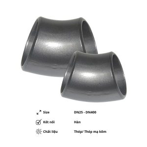 Chếch thép hàn DN80.SCH20 - SCH40.