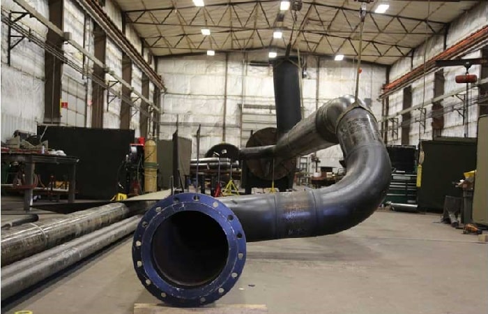 Ứng dụng chếch hàn thép DN300