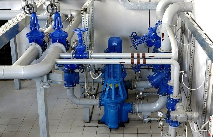 Ứng dụng chếch hàn thép DN80.