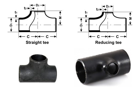 Cấu tạo tê thép hàn DN20