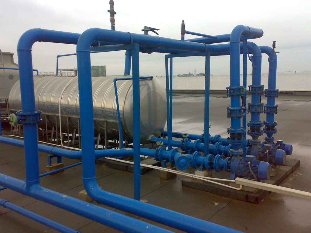 Ứng dụng tê thép hàn DN80.