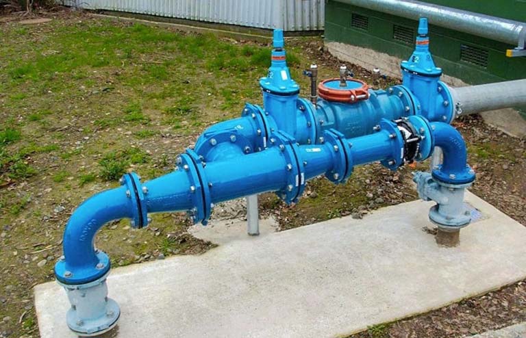 Ứng dụng tê thép hàn ,thép mạ kẽm DN250.